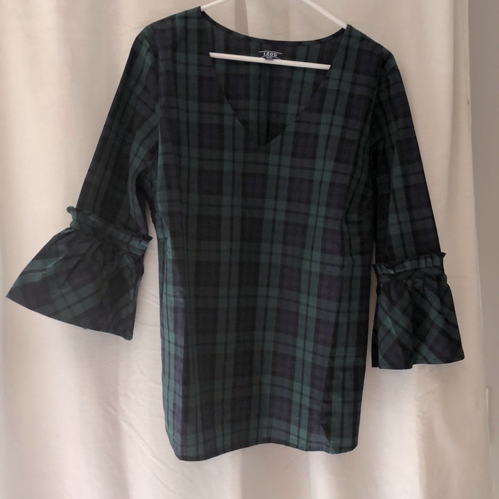 Vneck, wide sleeve, blouse